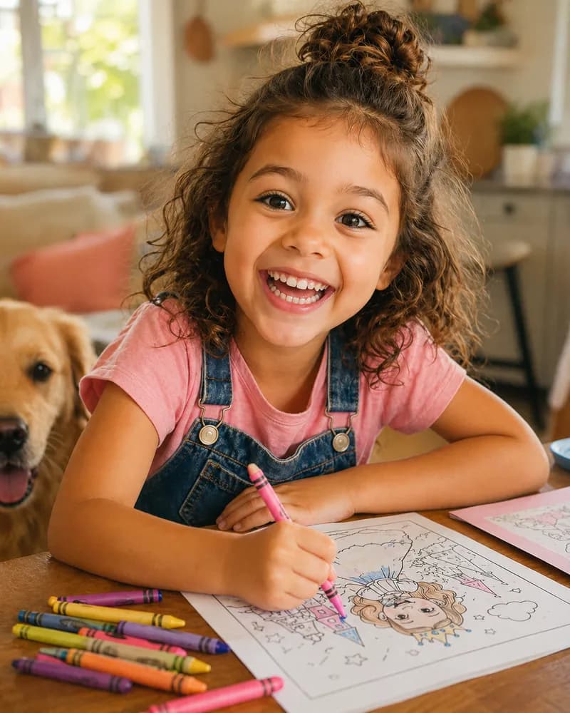 Maya, age 6